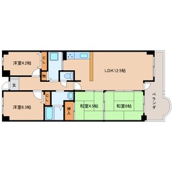 王寺駅 バス13分  上牧町役場下車：停歩8分 2階の物件間取画像